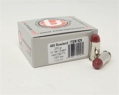 Underwood Ammo .460 Rowland Handgun Ammo 